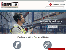 Tablet Screenshot of general-data.com